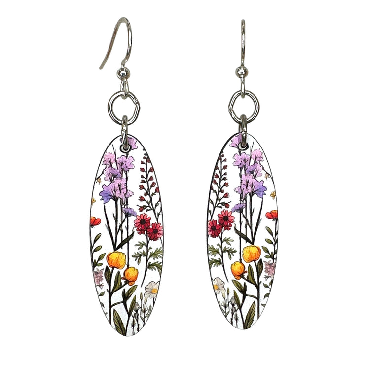California Wild Flowers Blossom Earrings 