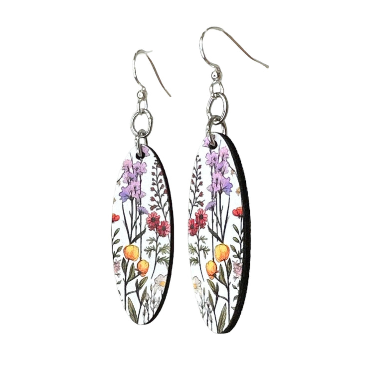 California Wild Flowers Blossom Earrings 