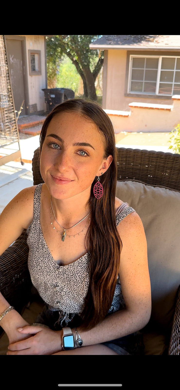 Filigree Oval Earrings 