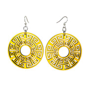 Greek Key Smith Earrings #1764