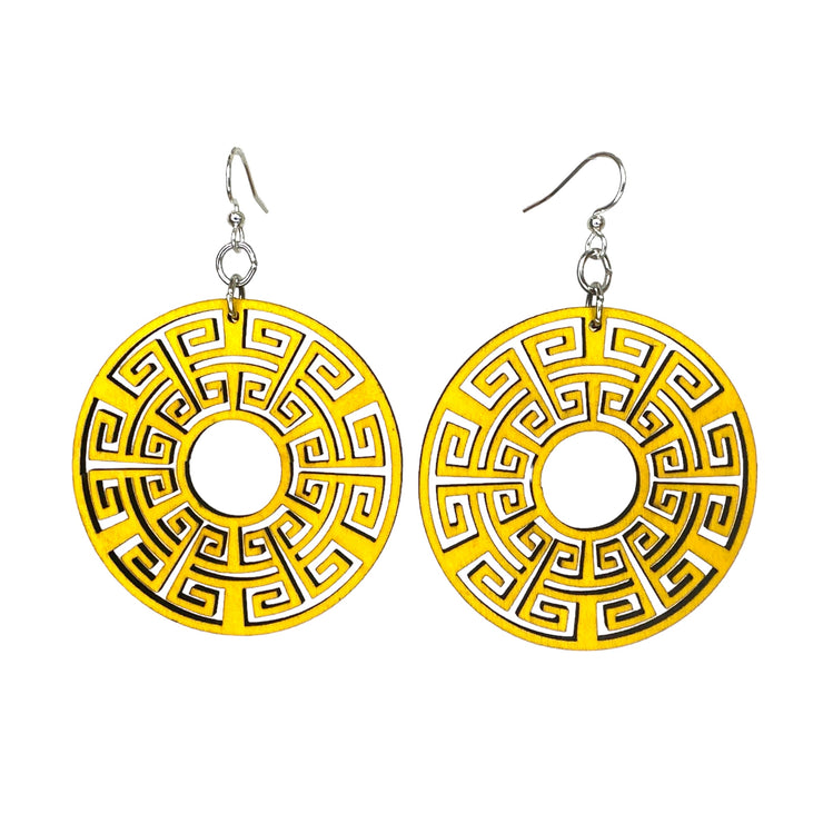 Greek Key Smith Earrings 