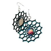 Centered Lotus Earrings #1766