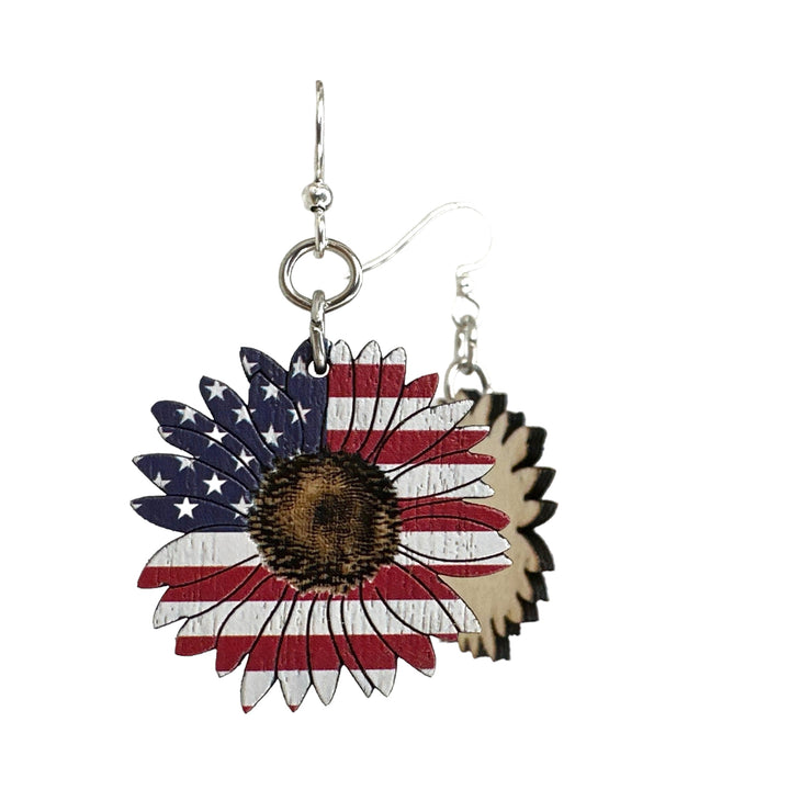 American Sunflower Earrings 
