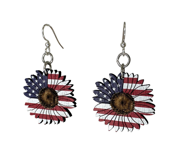 American Sunflower Earrings 