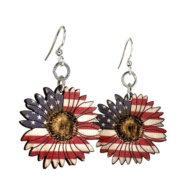 American Sunflower Earrings 