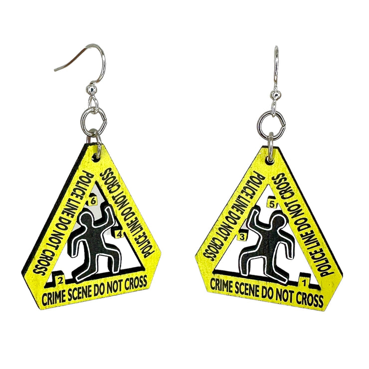 Crime Scene Earrings 