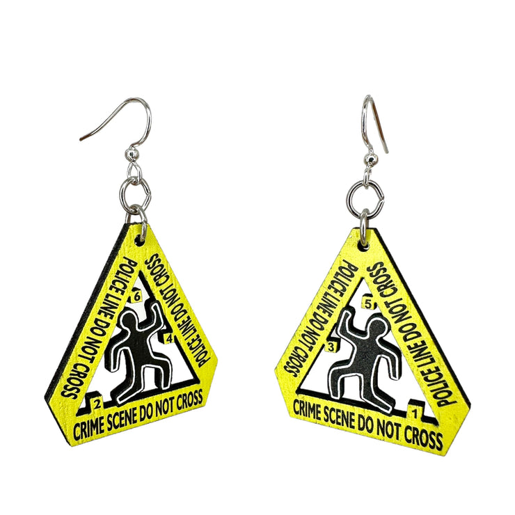 Crime Scene Earrings 
