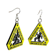 Crime Scene Earrings #1768