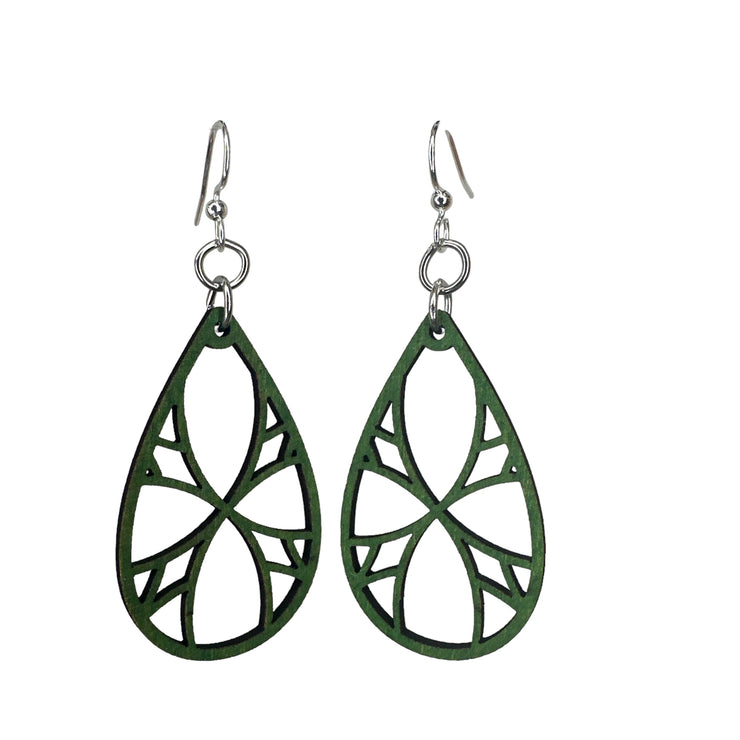 Kaleidoscope Leaf Earring 