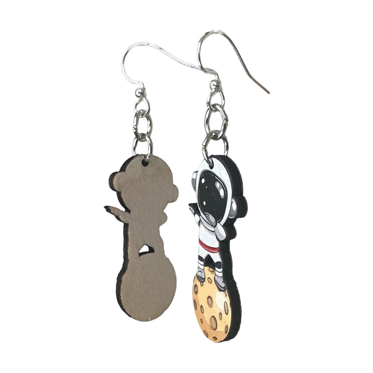 Little Moon Man Earrings 