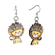Little Wild Lion Earrings #1785