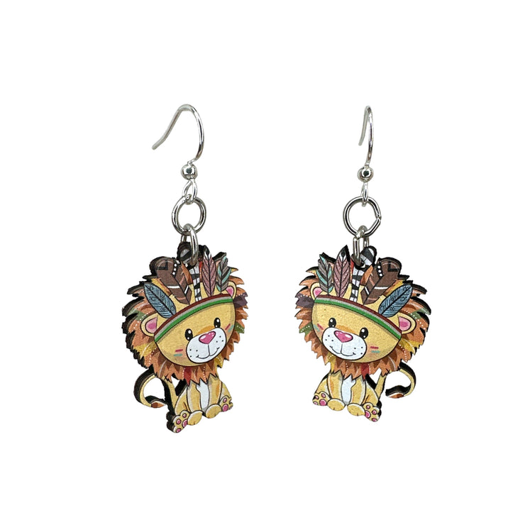 Little Wild Lion Earrings 
