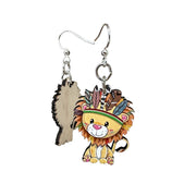 Little Wild Lion Earrings #1785