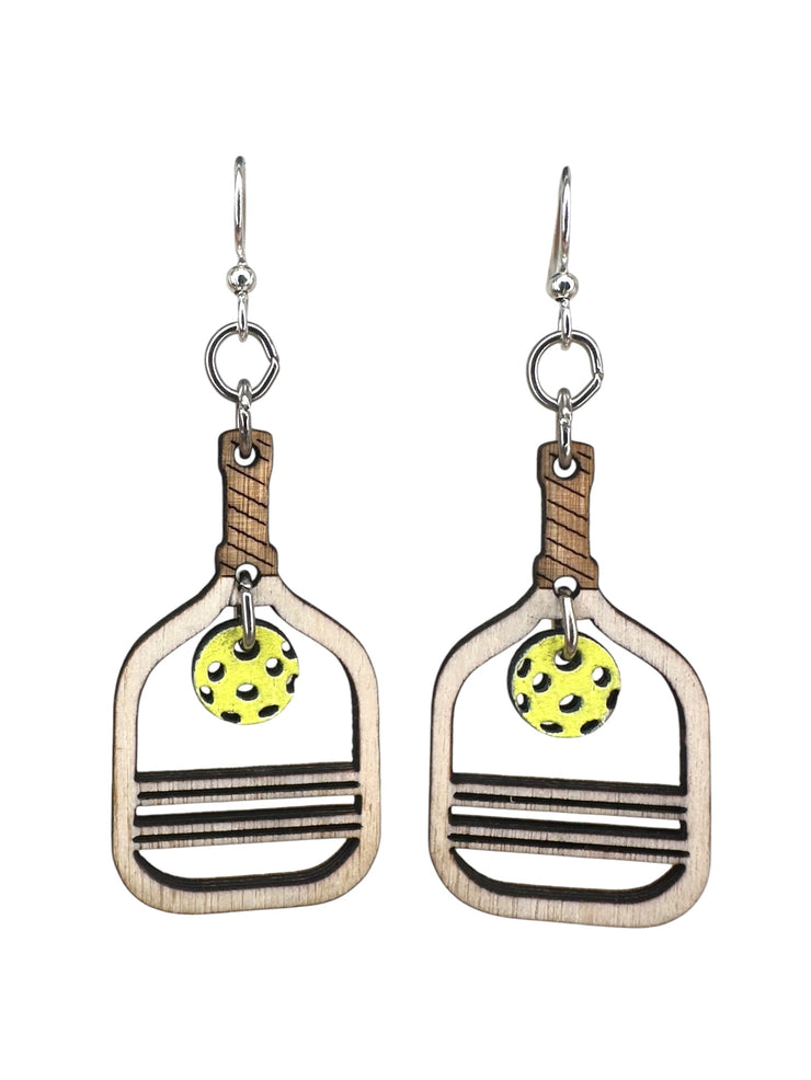 Pickle Ball Earrings 