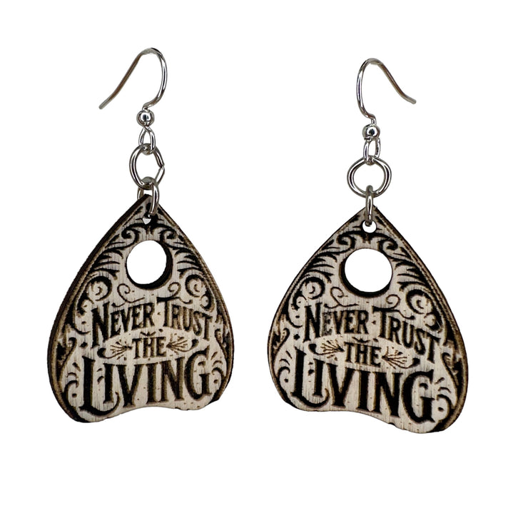 Ouija Planchette Earrings 
