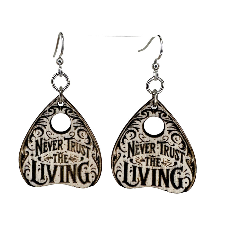 Ouija Planchette Earrings 