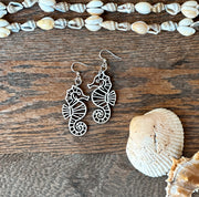 Seahorse Cut Out Earrings # 1817