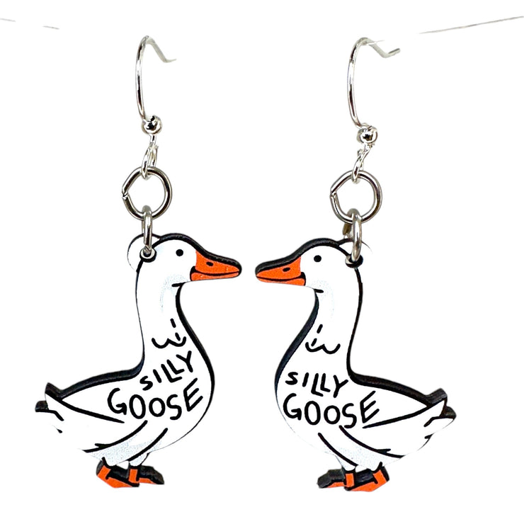 Silly Goose Earrings 