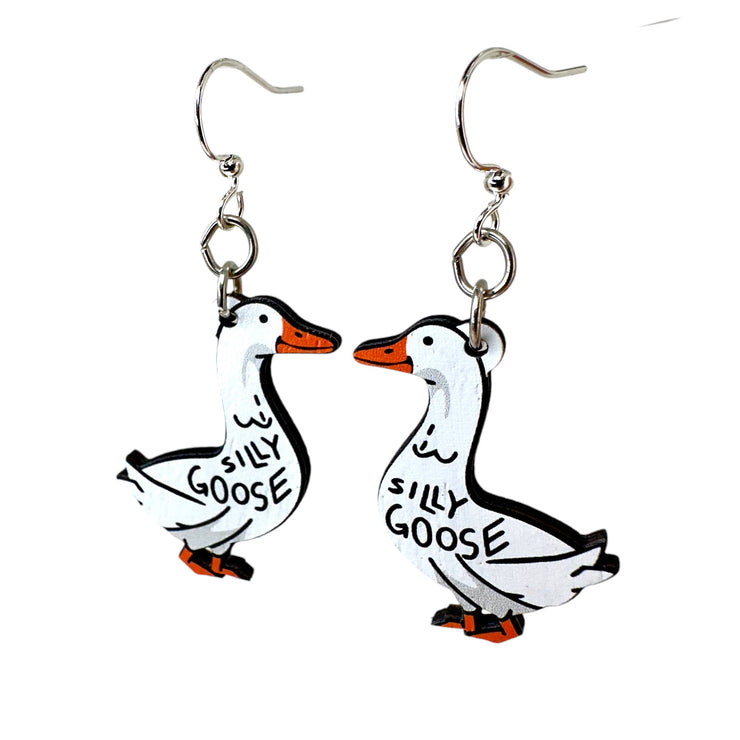 Silly Goose Earrings 