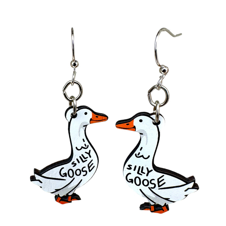 Silly Goose Earrings 