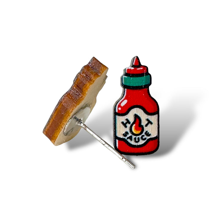 Hot Sauce Studs Earrings 