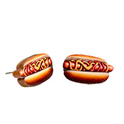 Hot Dog Stud Earrings #3129