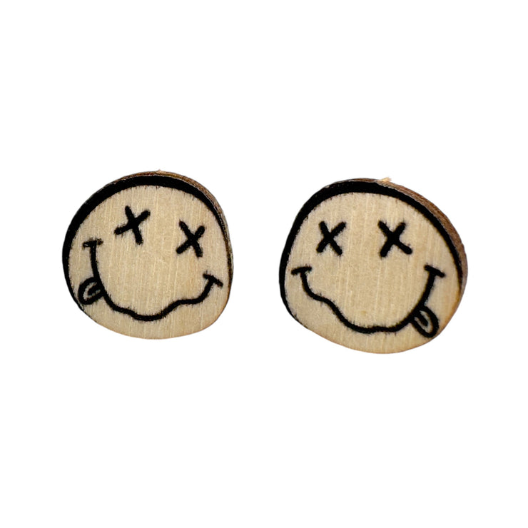 Shangri la Grungy Stud Earrings 