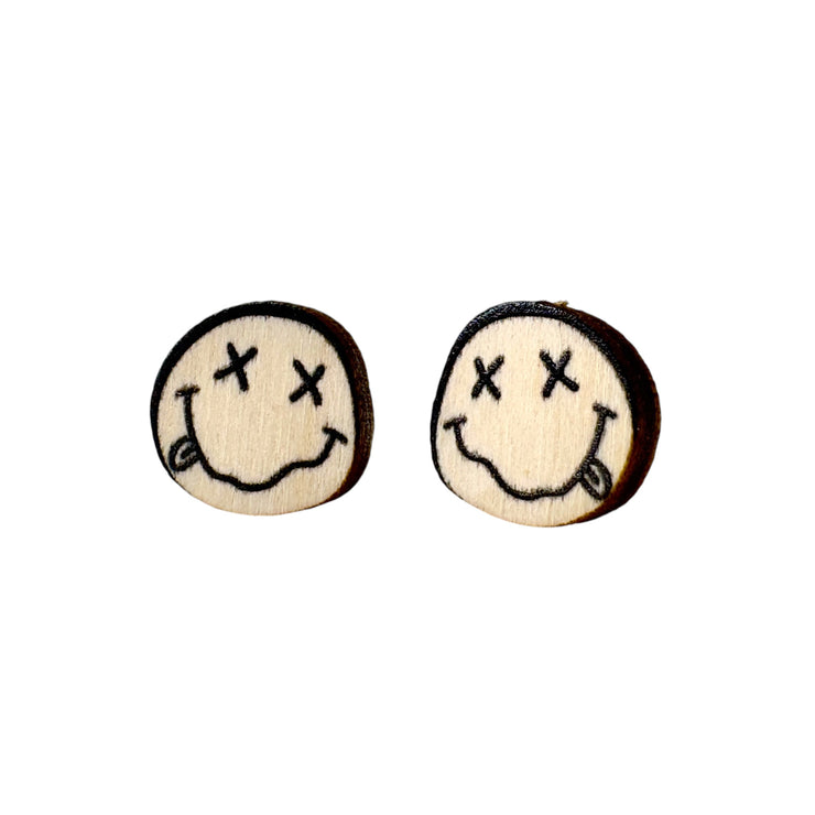 Shangri la Grungy Stud Earrings 