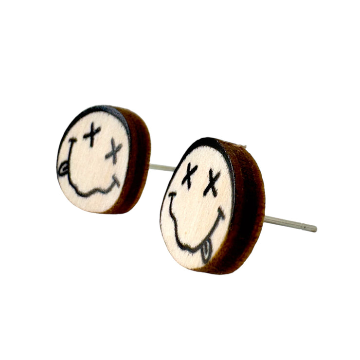 Shangri la Grungy Stud Earrings 
