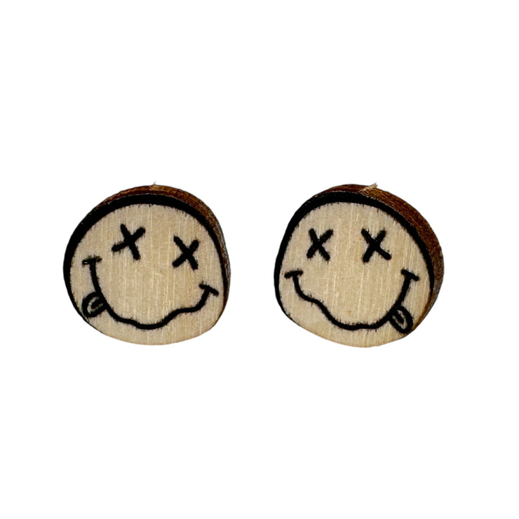 Shangri la Grungy Stud Earrings 