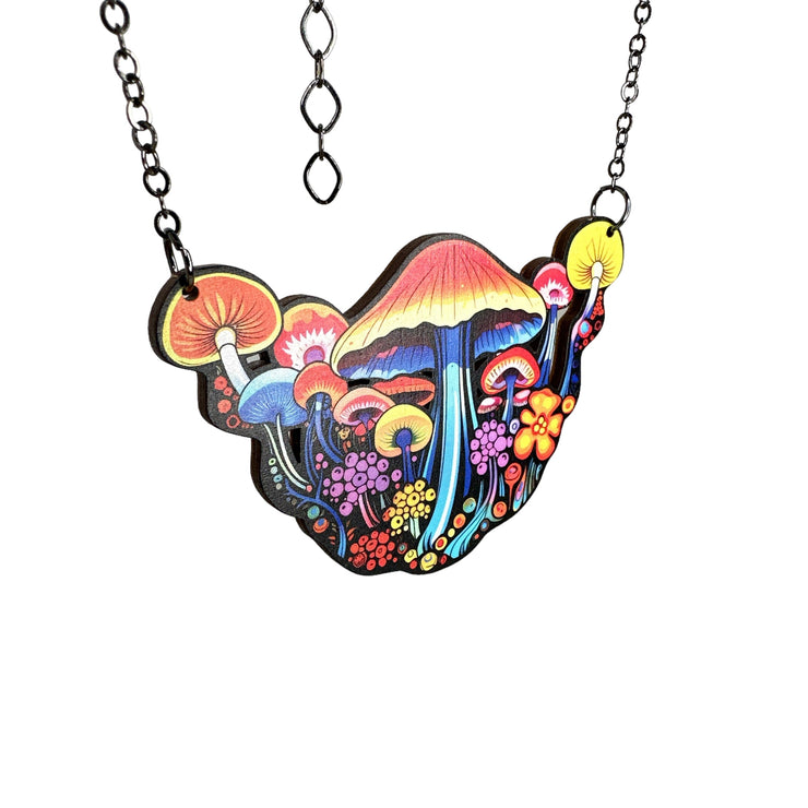 Mushroom Trip Necklace 