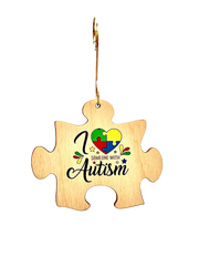 I Love Someone With Autism Ornament #9868