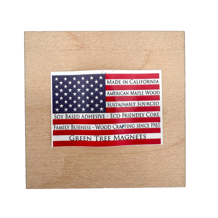 Berkeley California American Maple Magnet 