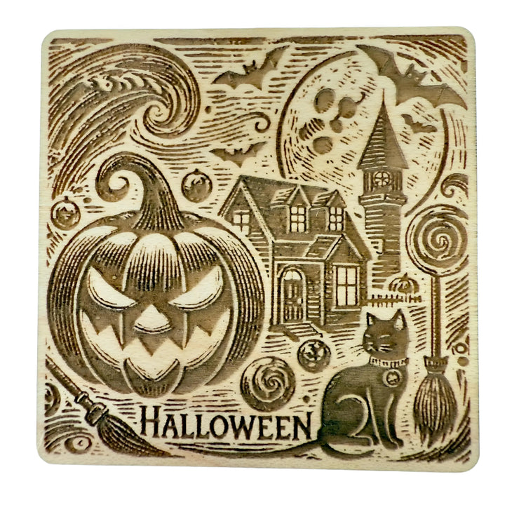 Halloween Maple Magnet 