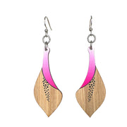 Calla Lily Bamboo Earrings #951