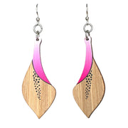 Calla Lily Bamboo Earrings #951