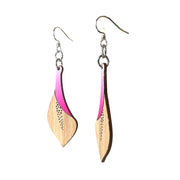 Calla Lily Bamboo Earrings #951