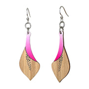 Calla Lily Bamboo Earrings #951