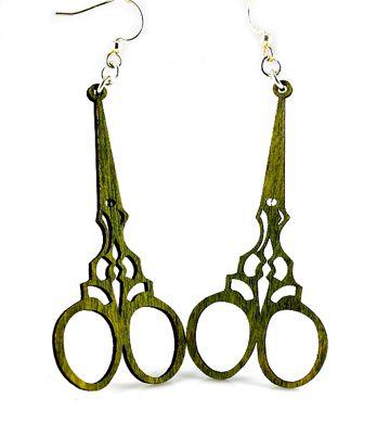 Seamstress Scissor Earrings 
