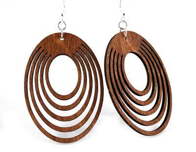Oval Offset Earrings 