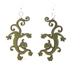 Gecko Earrings 