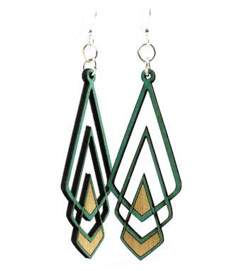 Chevron Deco Earrings 