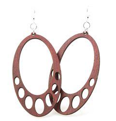 Hanging Oval Earrings 