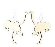 Ostrich Earrings # 1048
