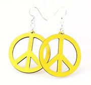 Small Peace Sign Earrings # 1053