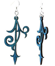 Scroll Ornament Earrings # 1056