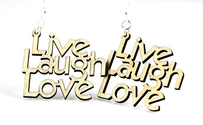 Live Laugh Love Earrings 