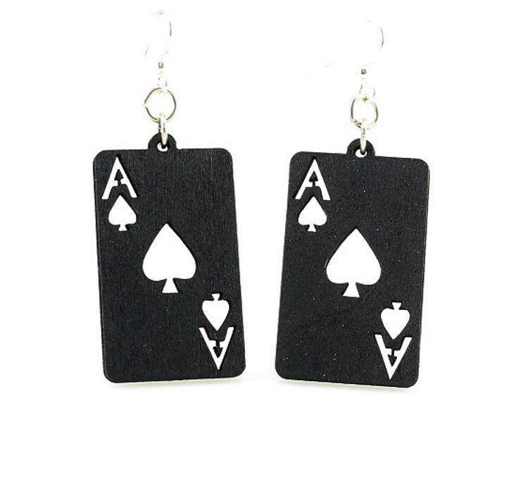 Ace of Spade Earrings 