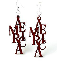 America Earrings 