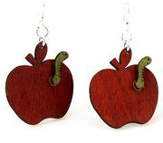 Teacher's Apple Earrings # 1180
